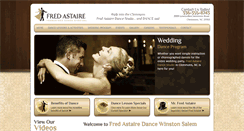 Desktop Screenshot of fredastaireofwinstonsalem.com